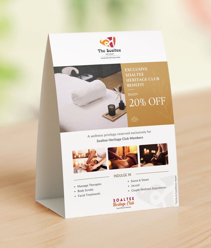 Shivapuri Spa — A5 Mockup — Bishal Manandhar